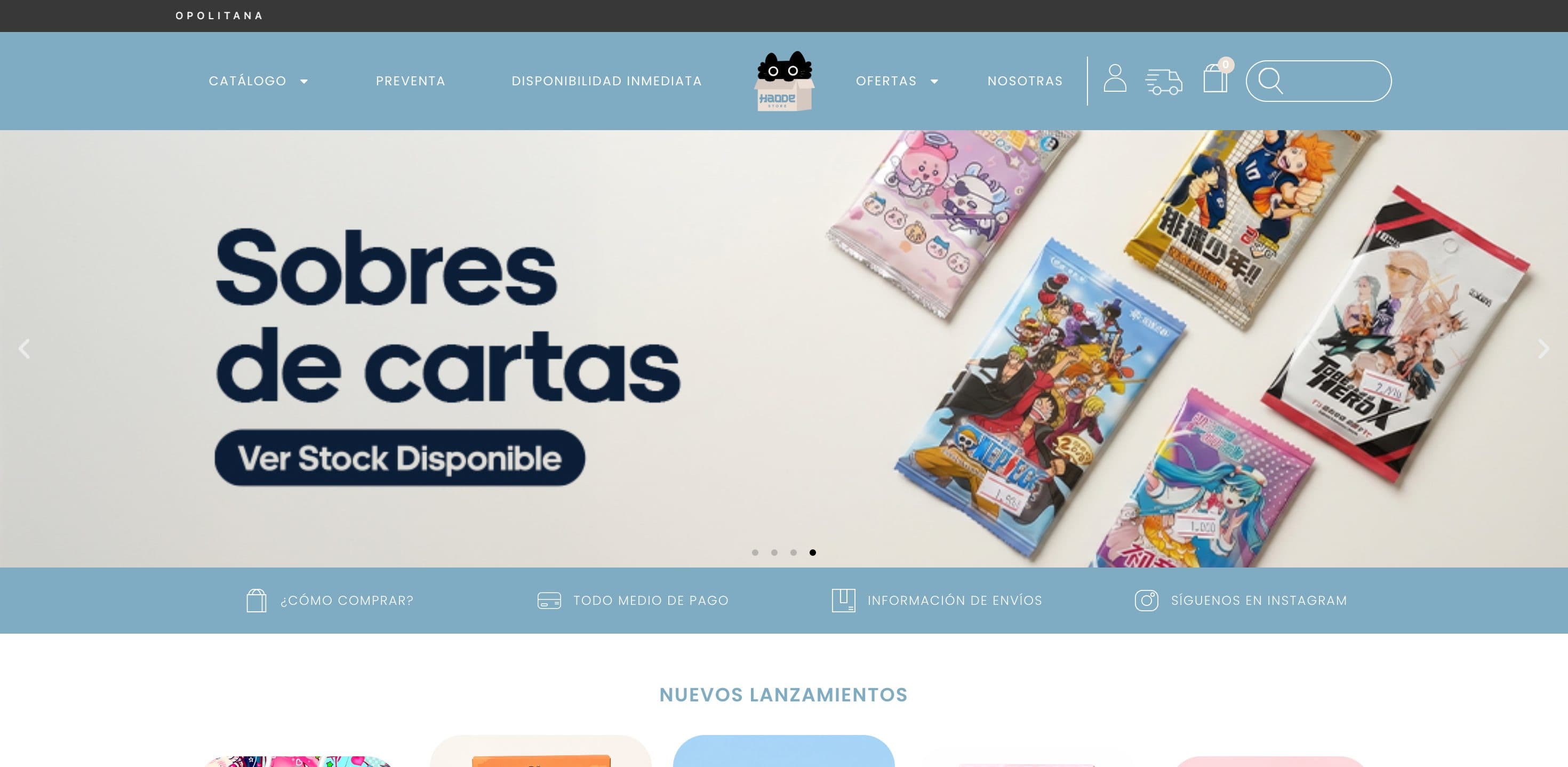 Tienda online de Haode Store, coleccionables y blind boxes